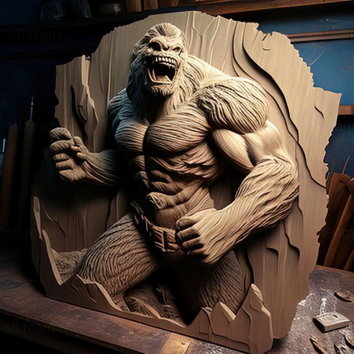 3D model Slaking Kong Marvel Mountain of the Giant Kekking (STL)